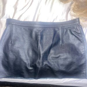 100% Leather Skirt